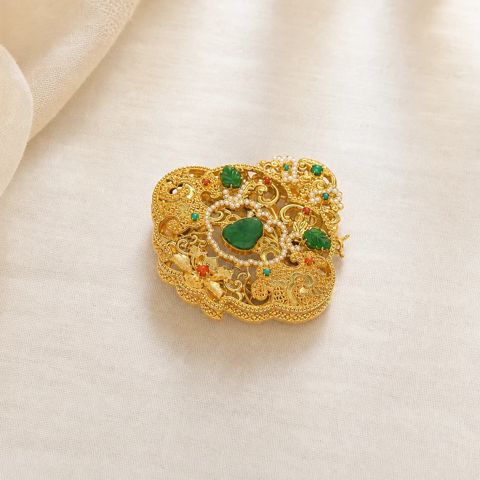 White Jade Heritage Pendant main view