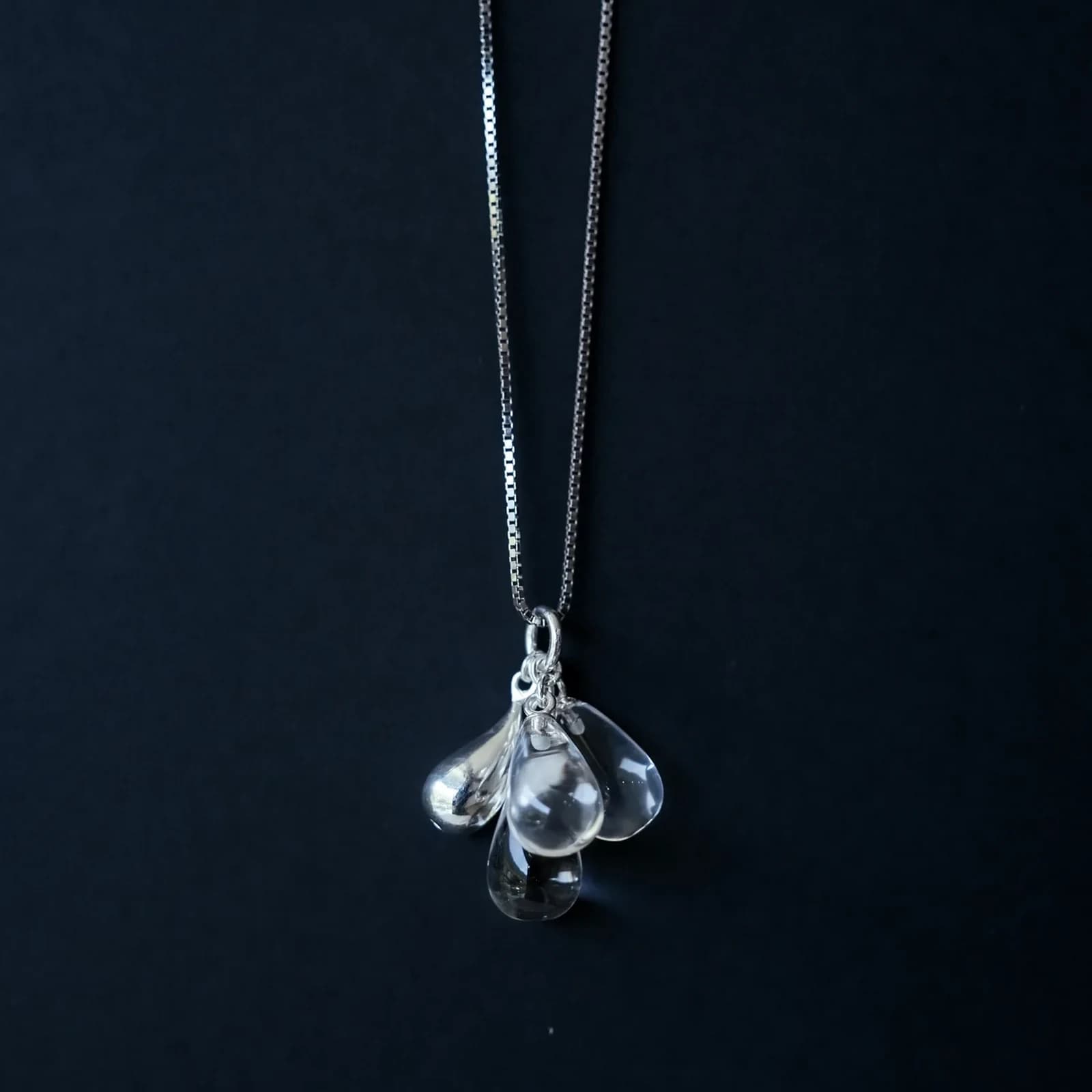 Clear Quartz Necklace - angle-01