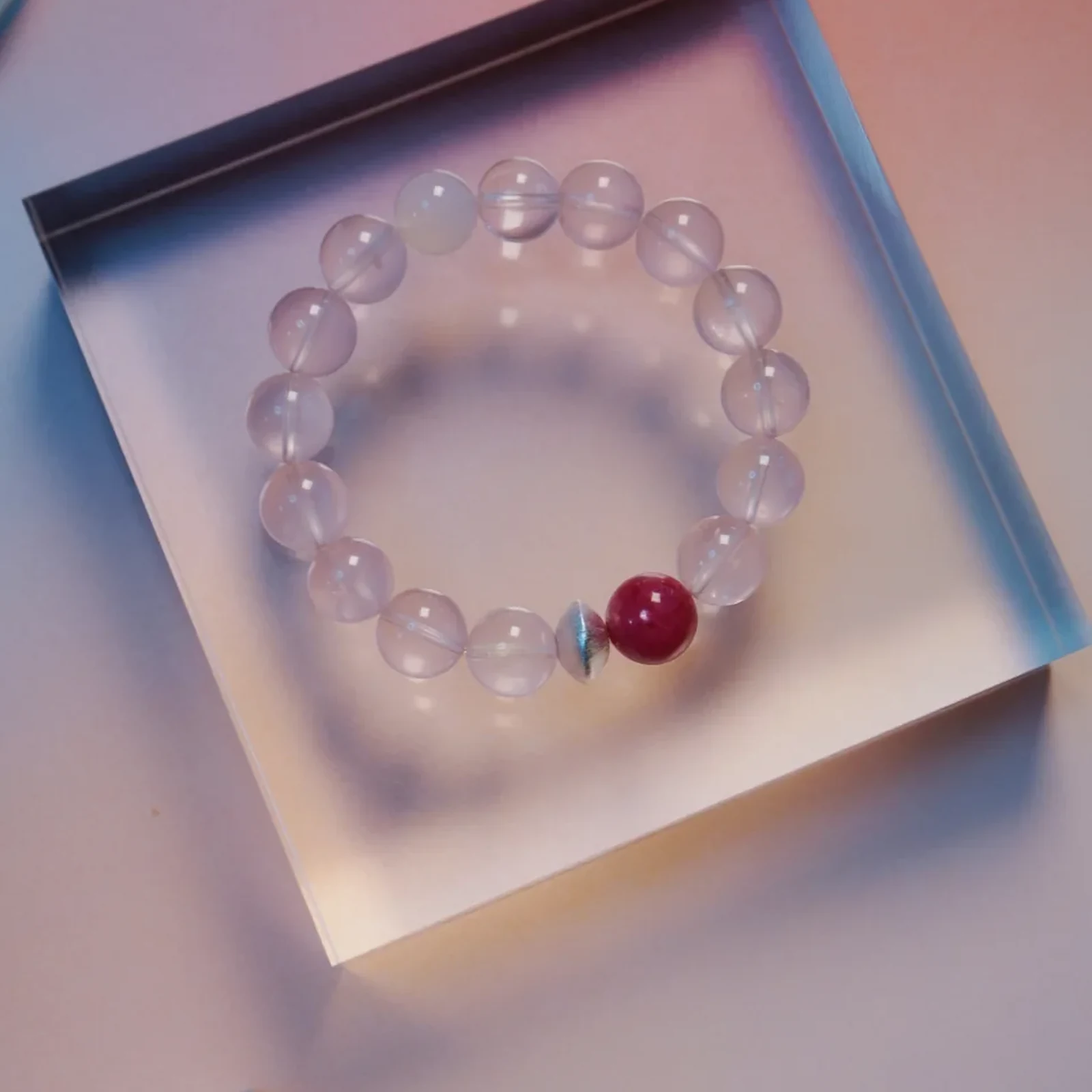 Early Autumn Peach Bracelet - angle-01