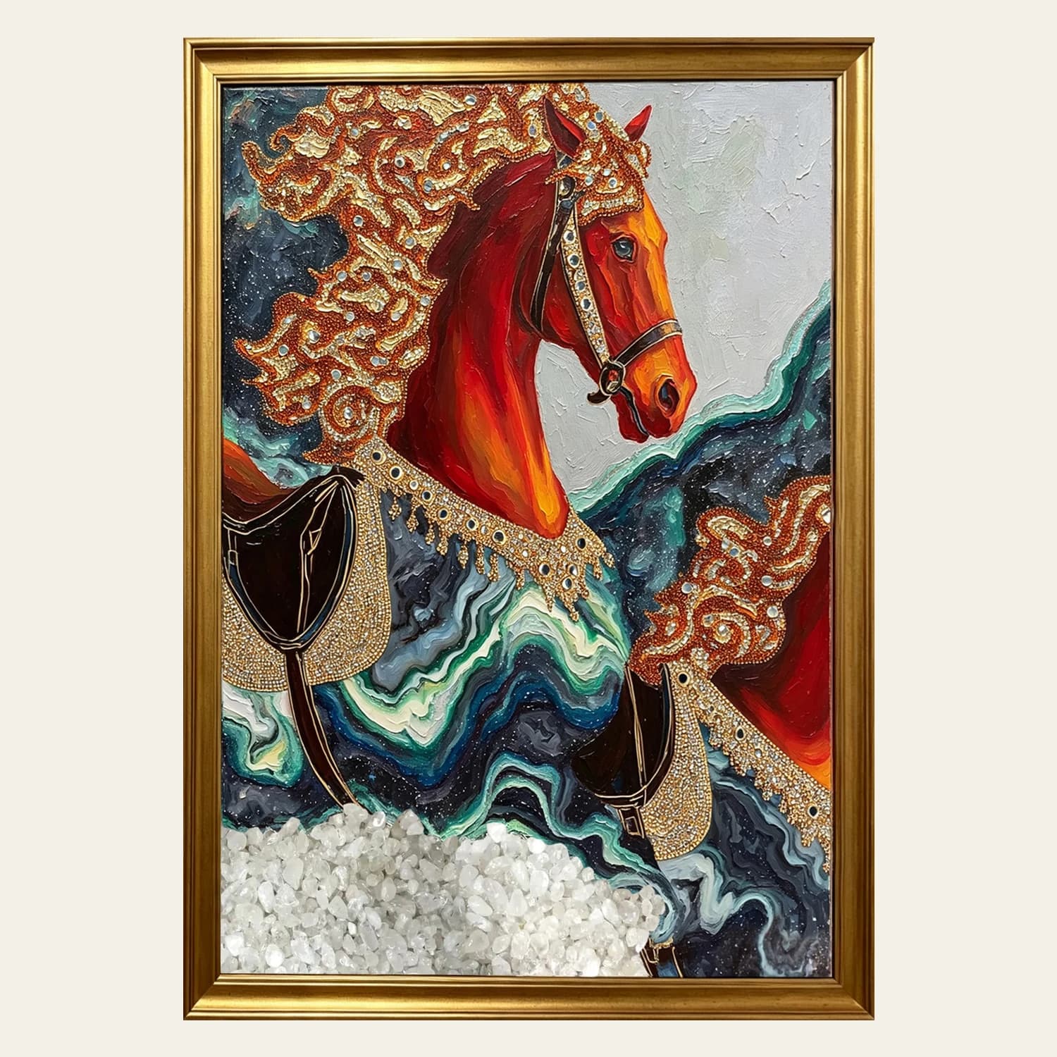 Gilded Crimson Steed
