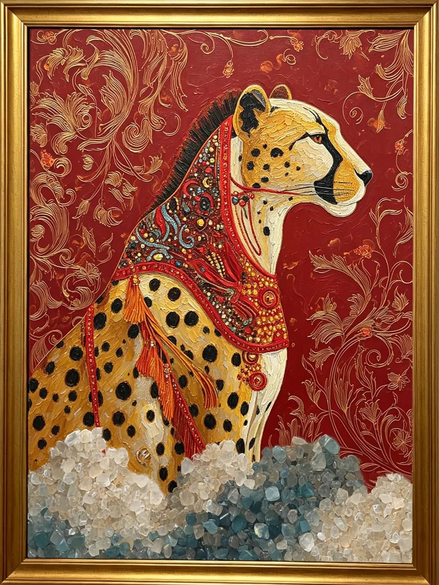 Crimson Golden Leopard