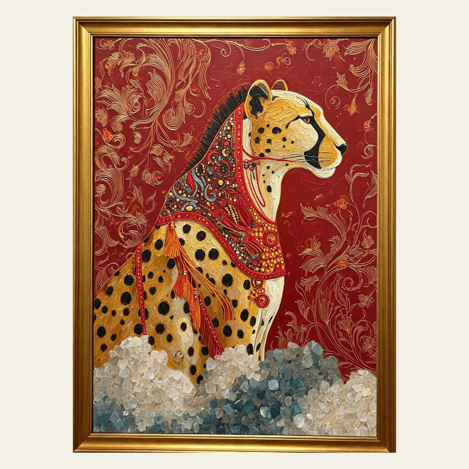 Crimson Golden Leopard
