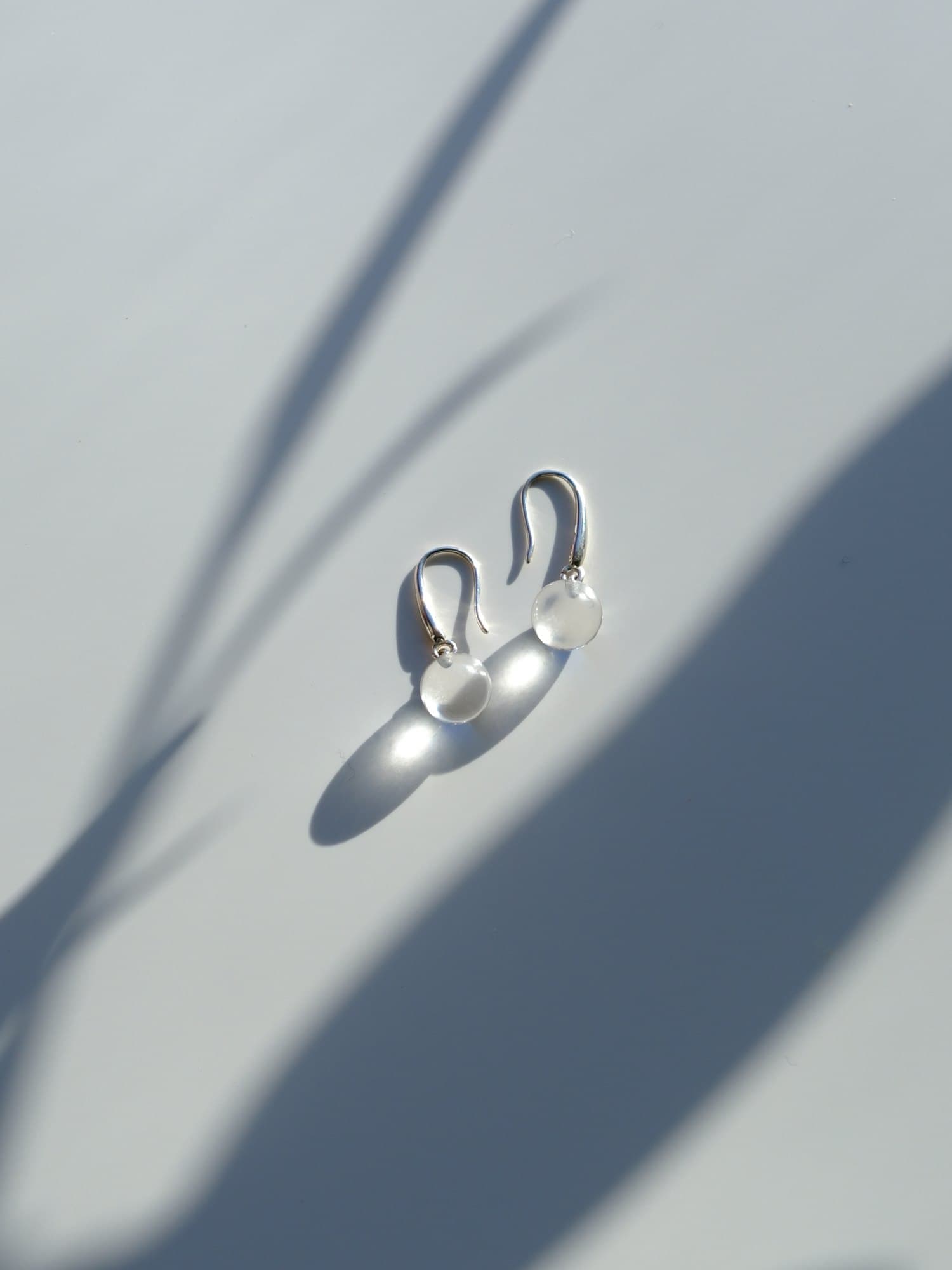 Clear Quartz Earrings product image