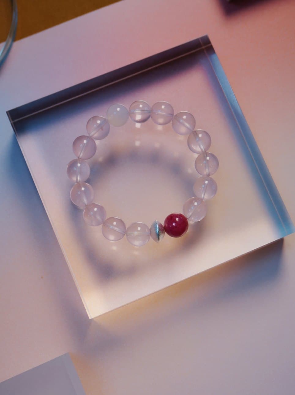 Early Autumn Peach Bracelet detail product image