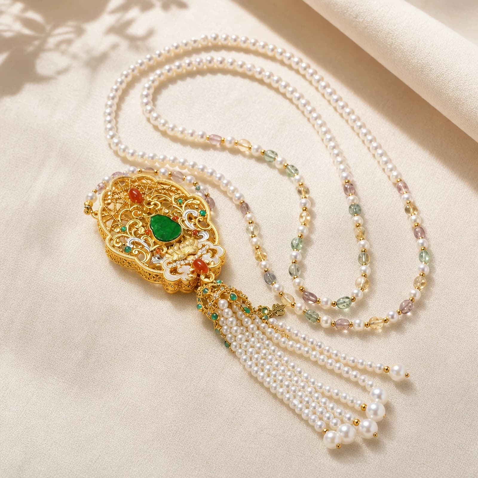 Pearl Heritage Pendant main view