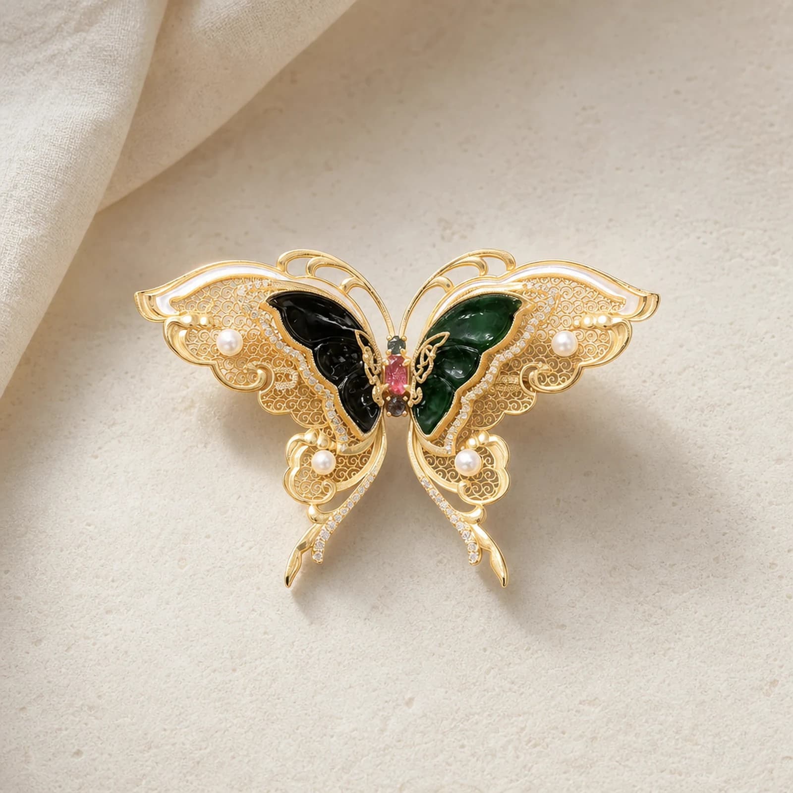 Butterfly Filigree Brooch collection card image
