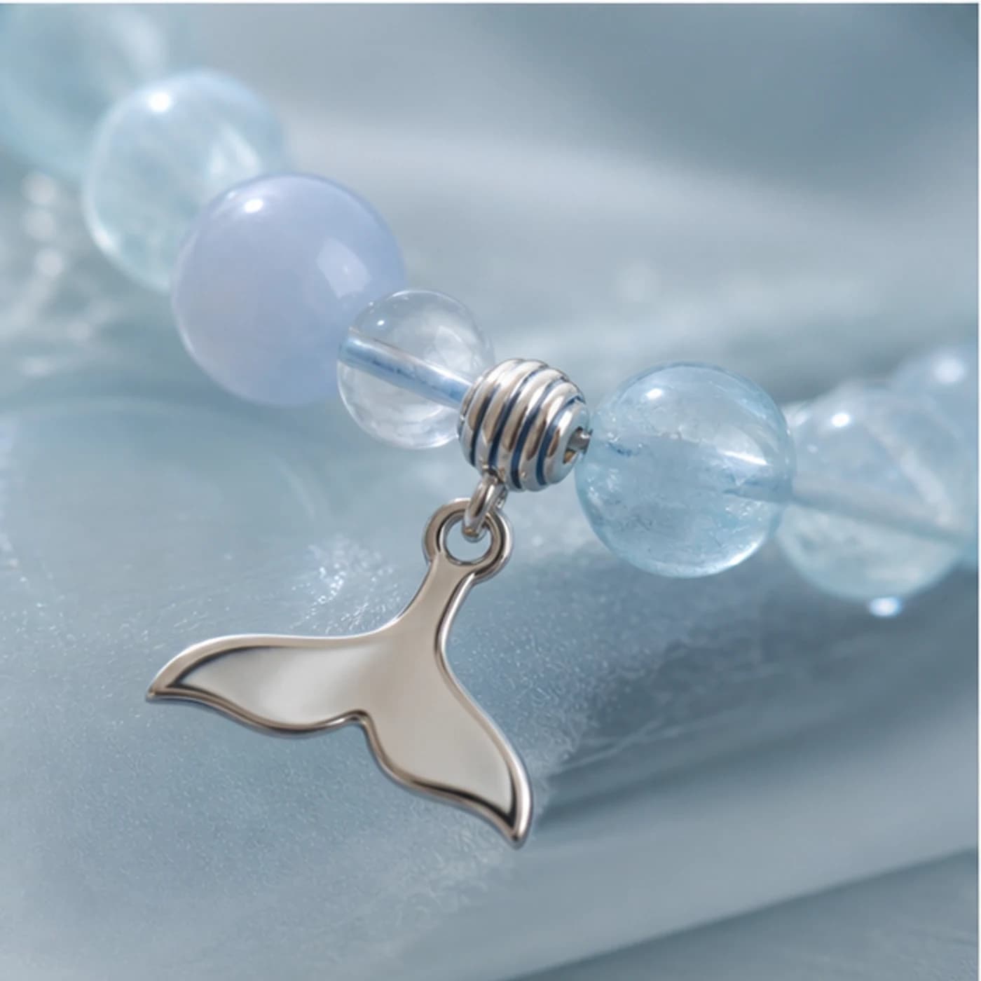 YIS-02 Azure Coast Calm Wisdom Bracelet close-up image
