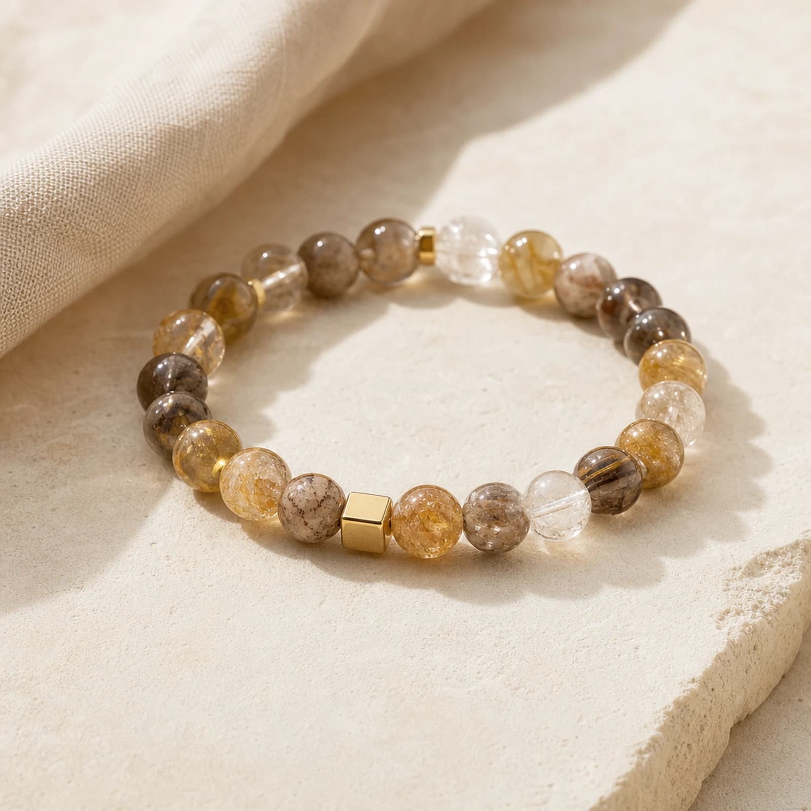 Golden Square Earth Bracelet collection card image