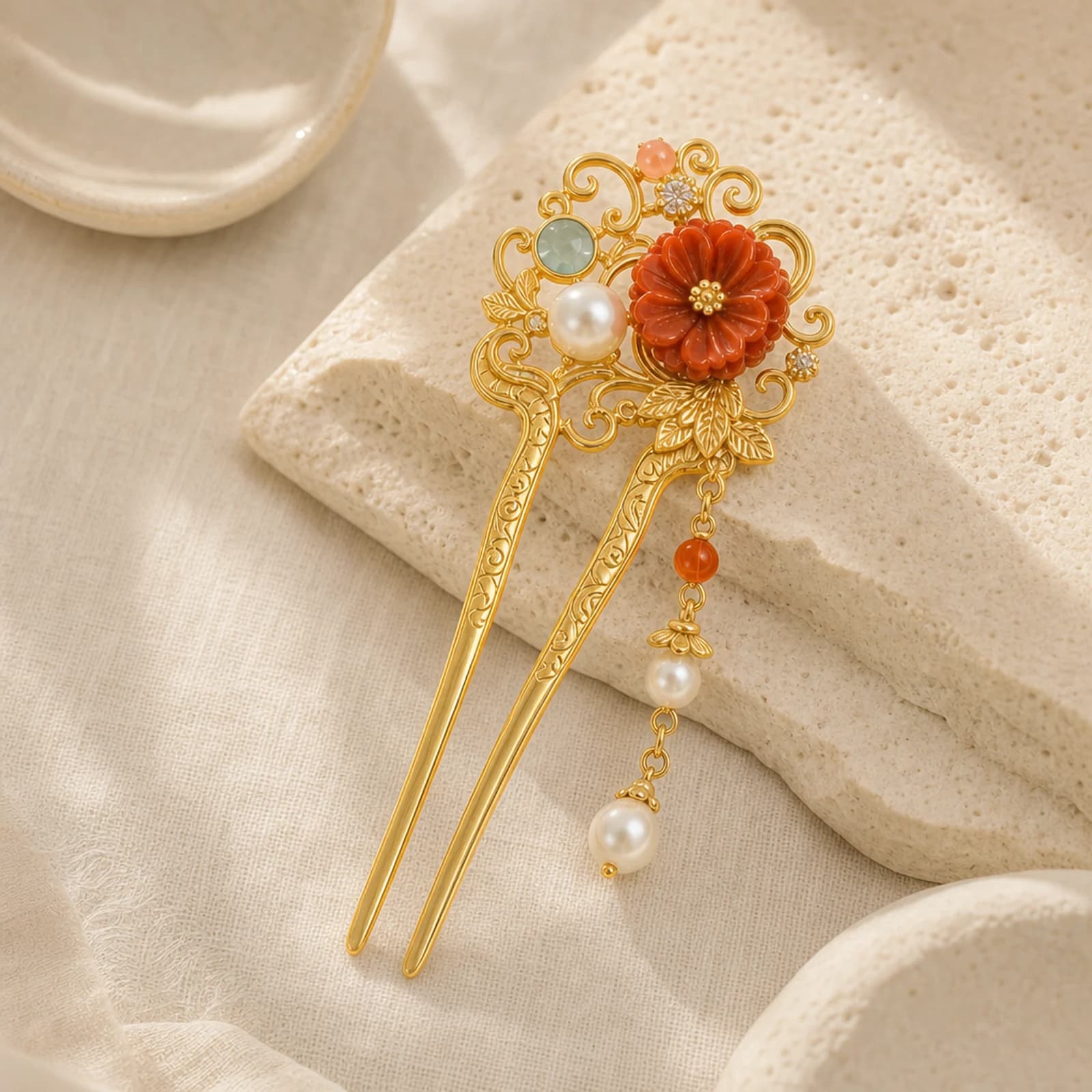 Butterfly Pearl Earrings