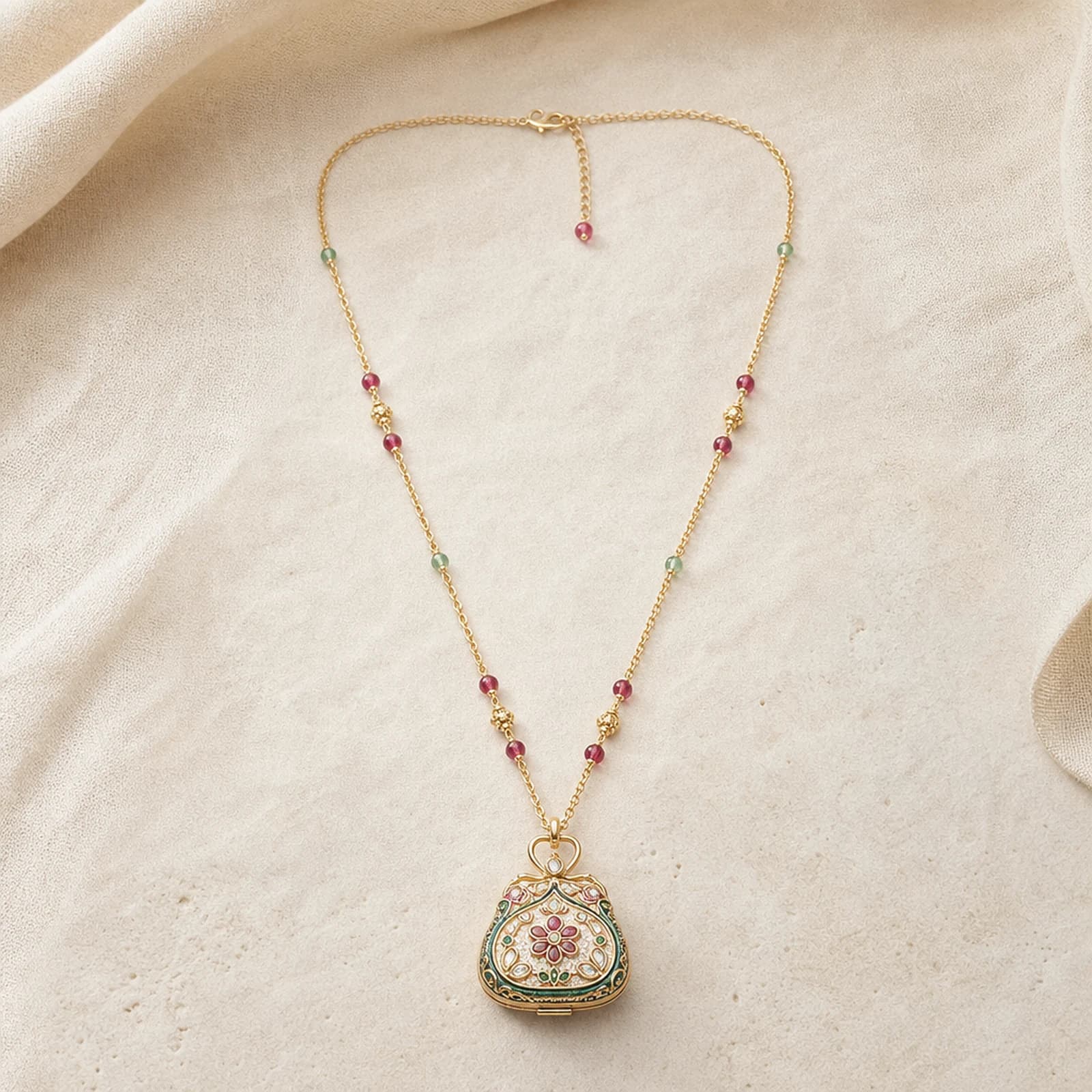 Gold Filigree Heritage Pendant