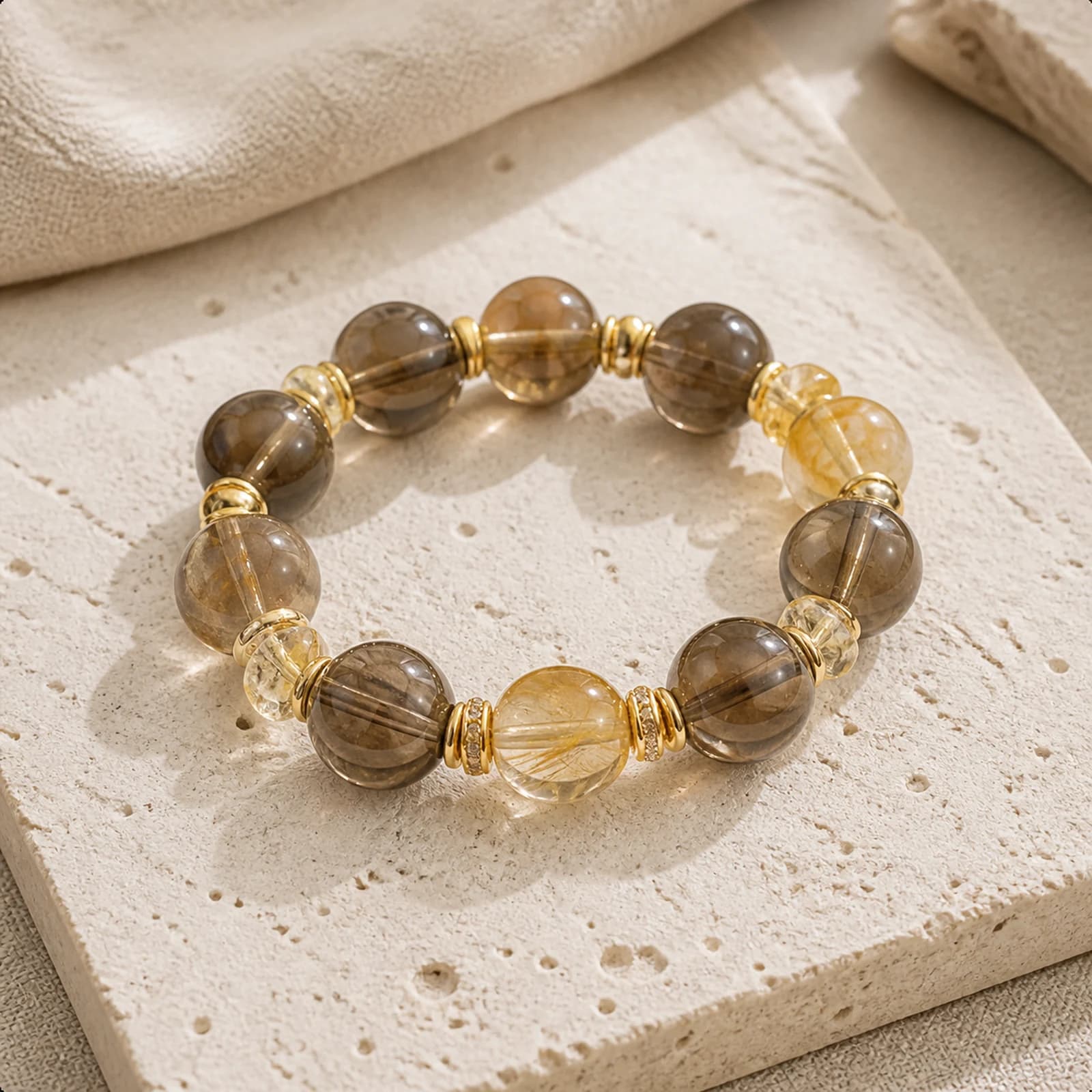 Lemurian Citrine Bracelet