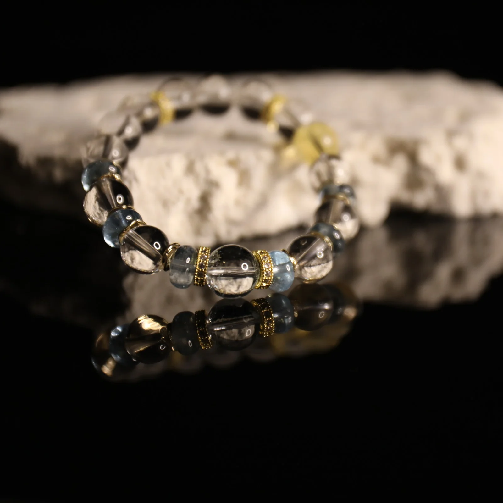 Aquamarine Citrine Bracelet