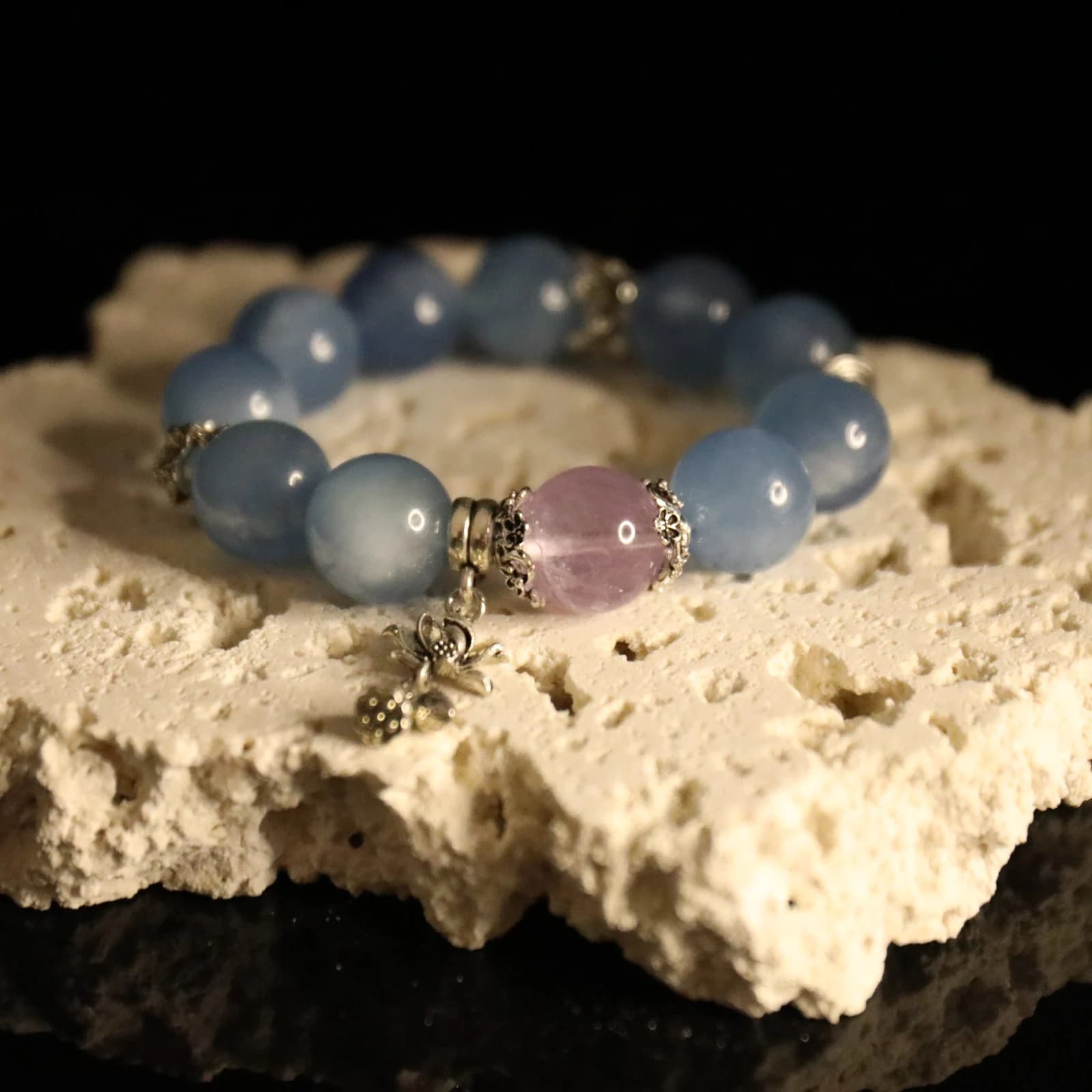 Aquamarine Amethyst Bracelet