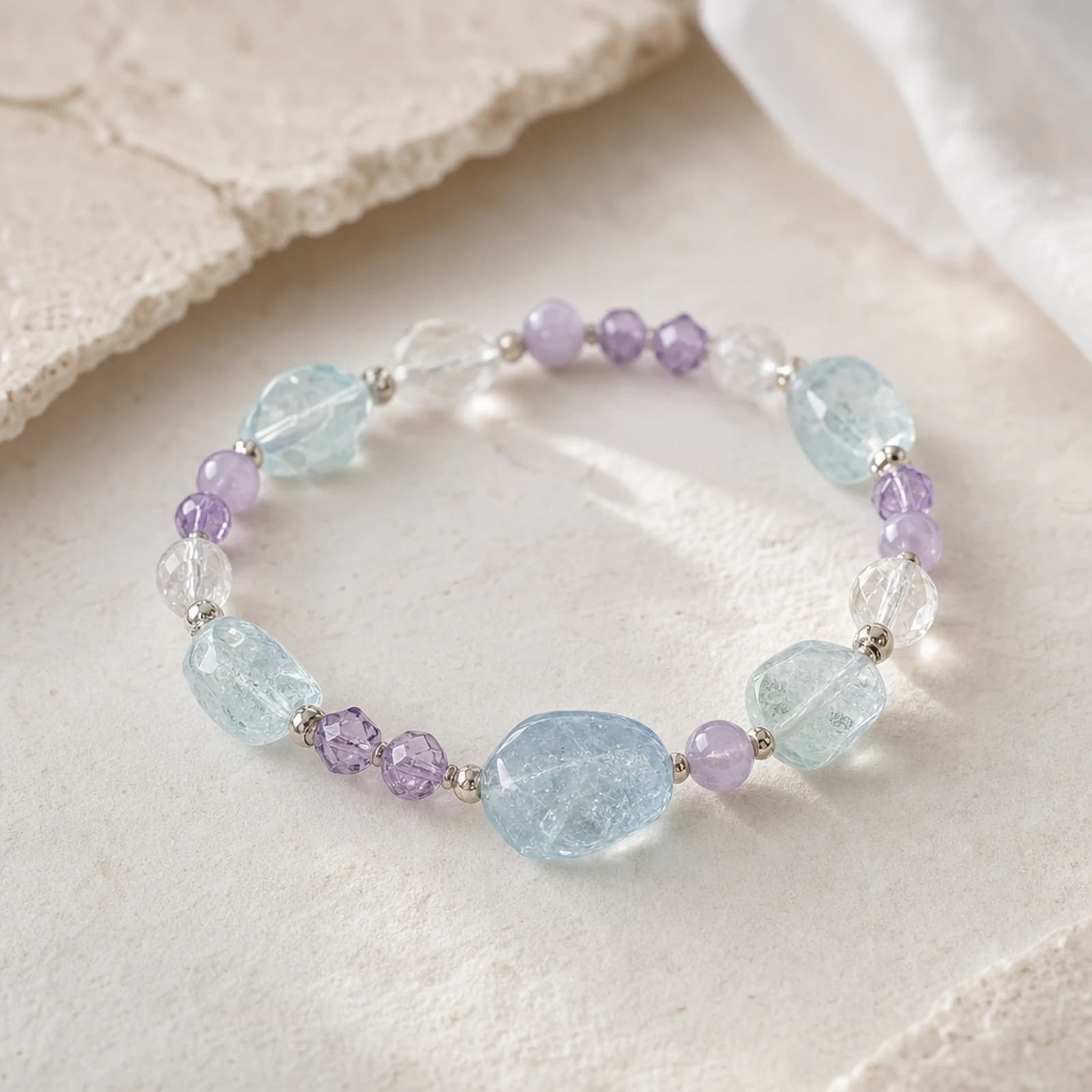 Topaz Aquamarine Bracelet