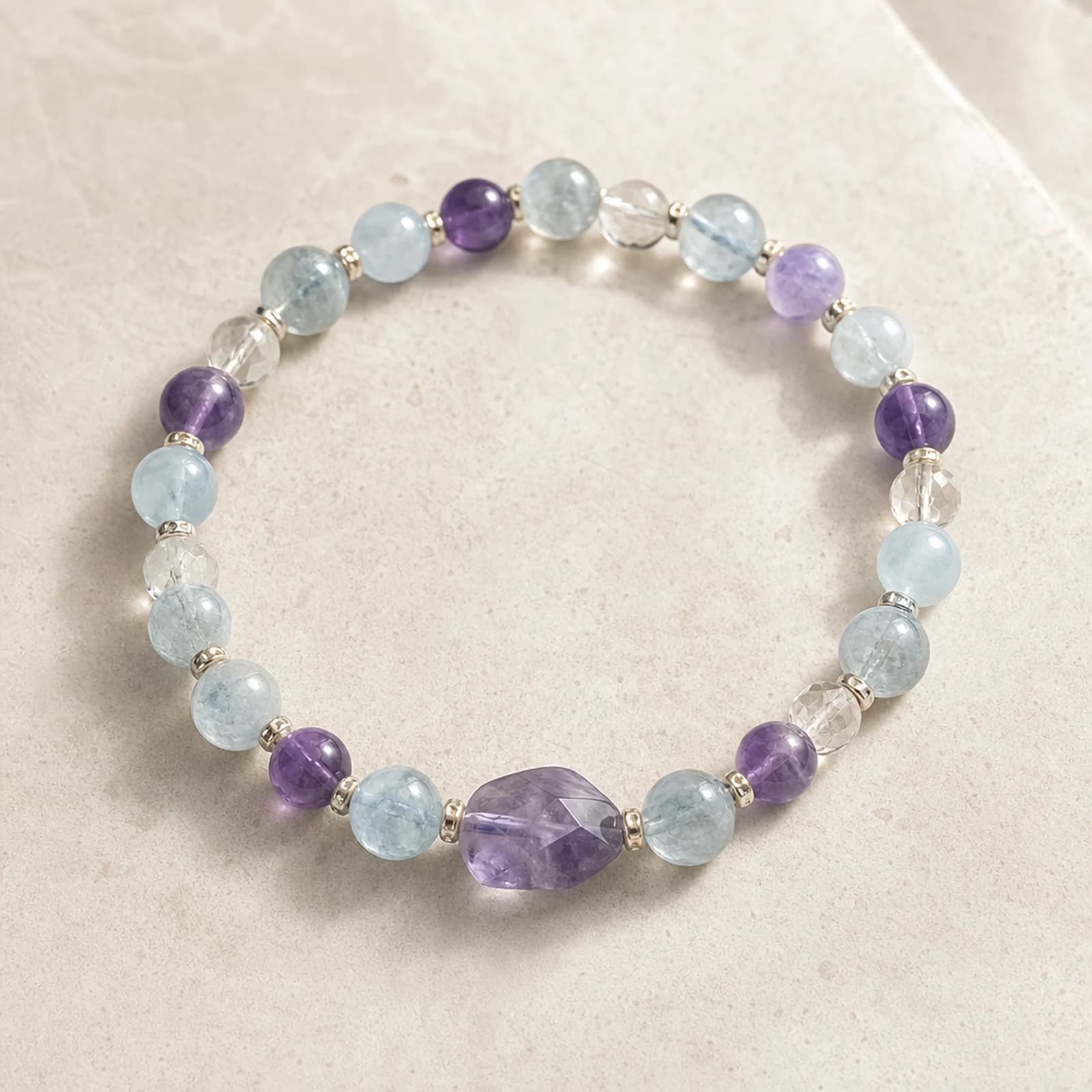 Amethyst Topaz Bracelet