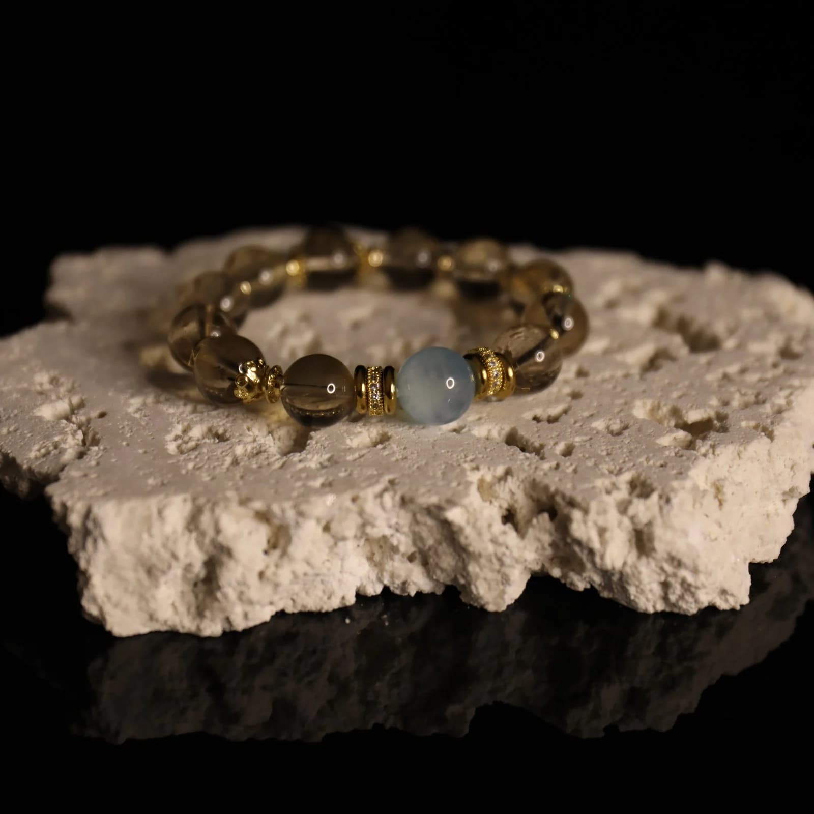 Aquamarine Lemurian Bracelet