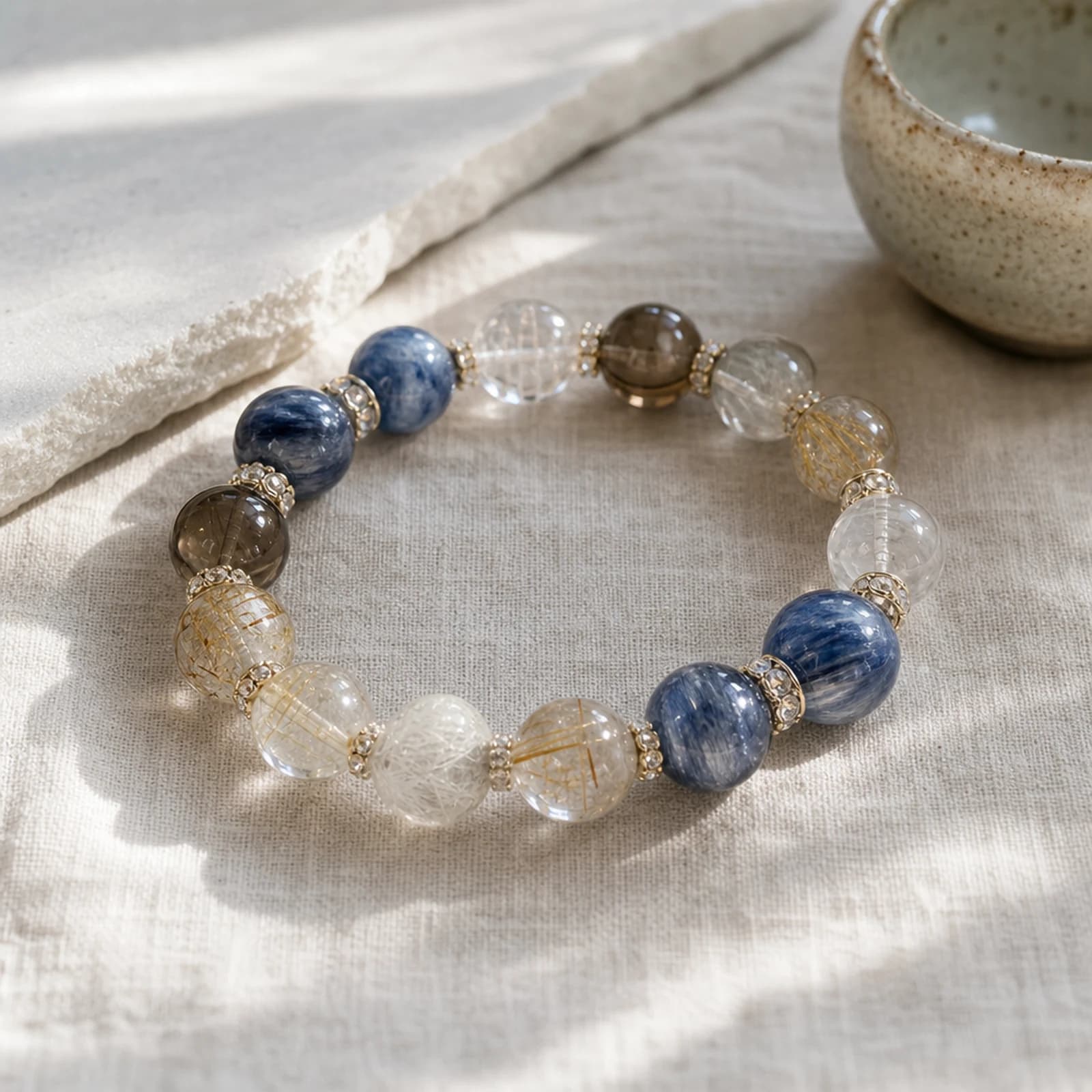 Kyanite Quartz Bracelet