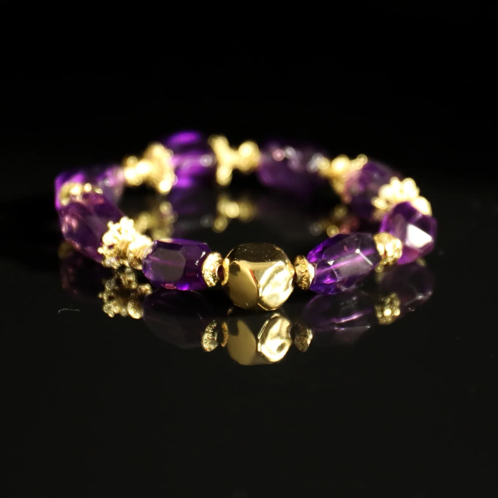 Quiet Hour Amethyst Bracelet