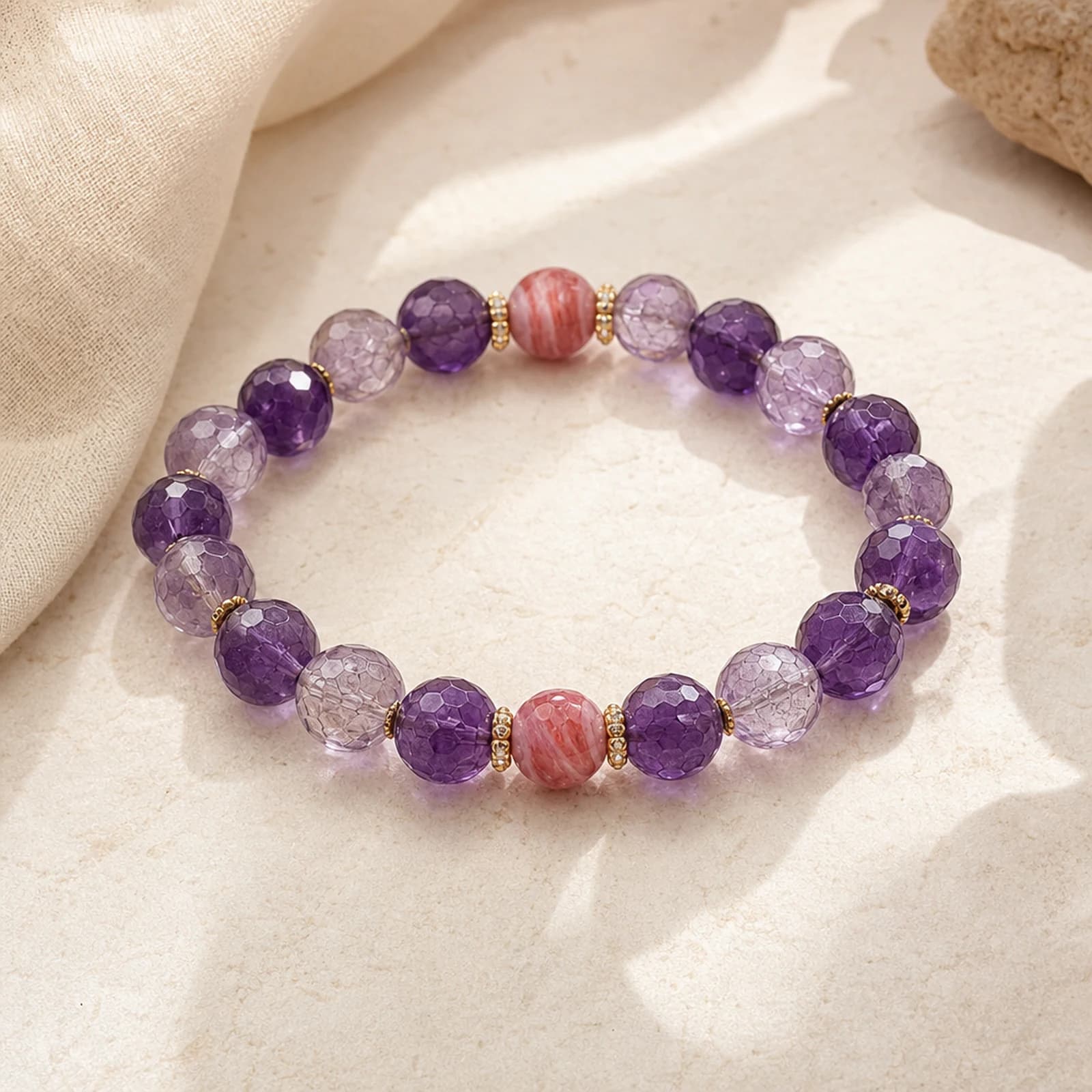 Amethyst Focus Bracelet