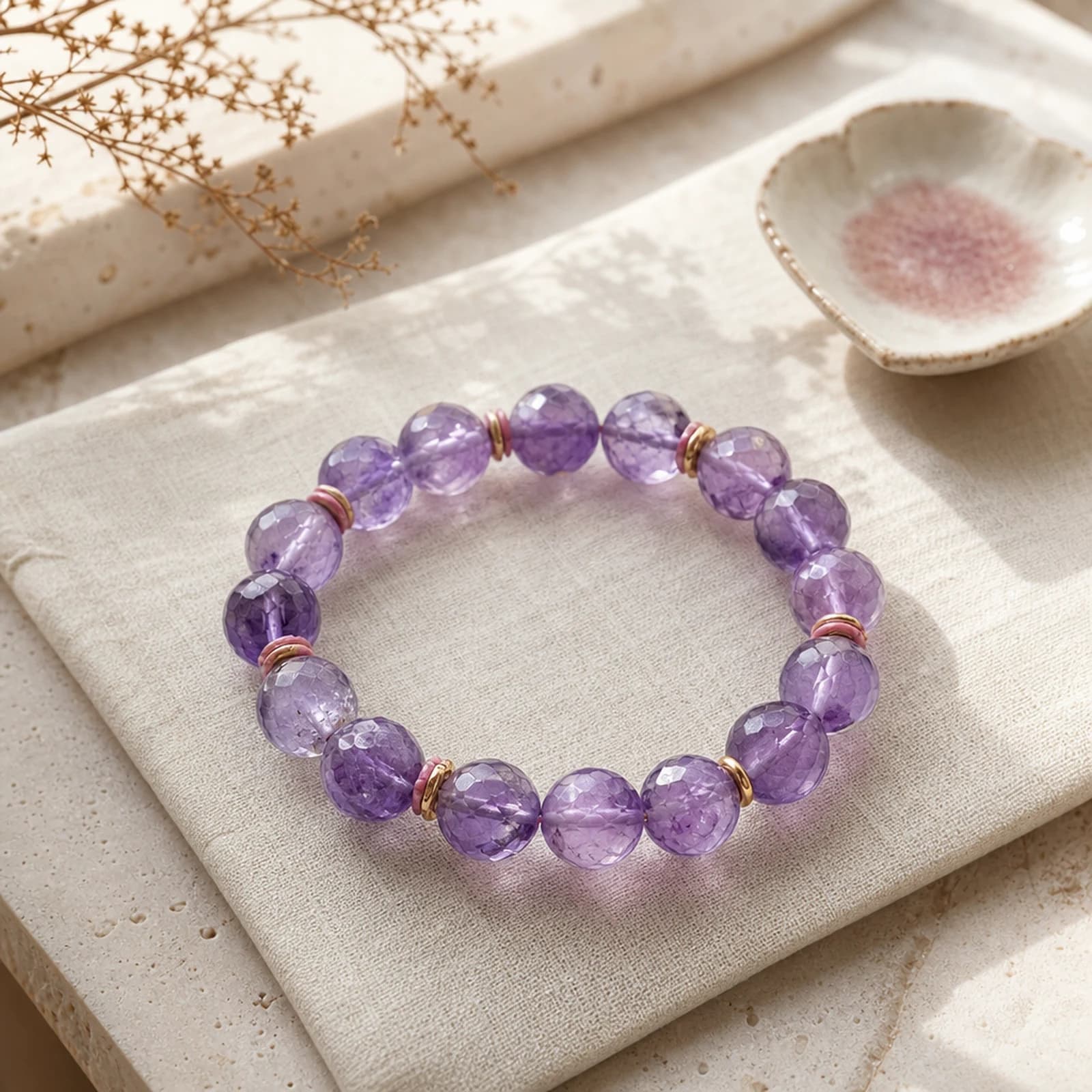 Amethyst Focus Bracelet