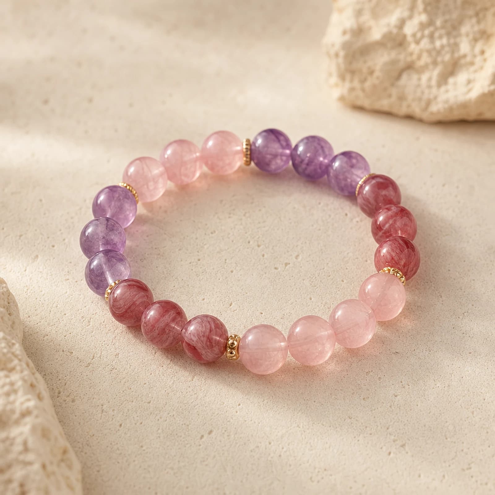 Rose Amethyst Bracelet