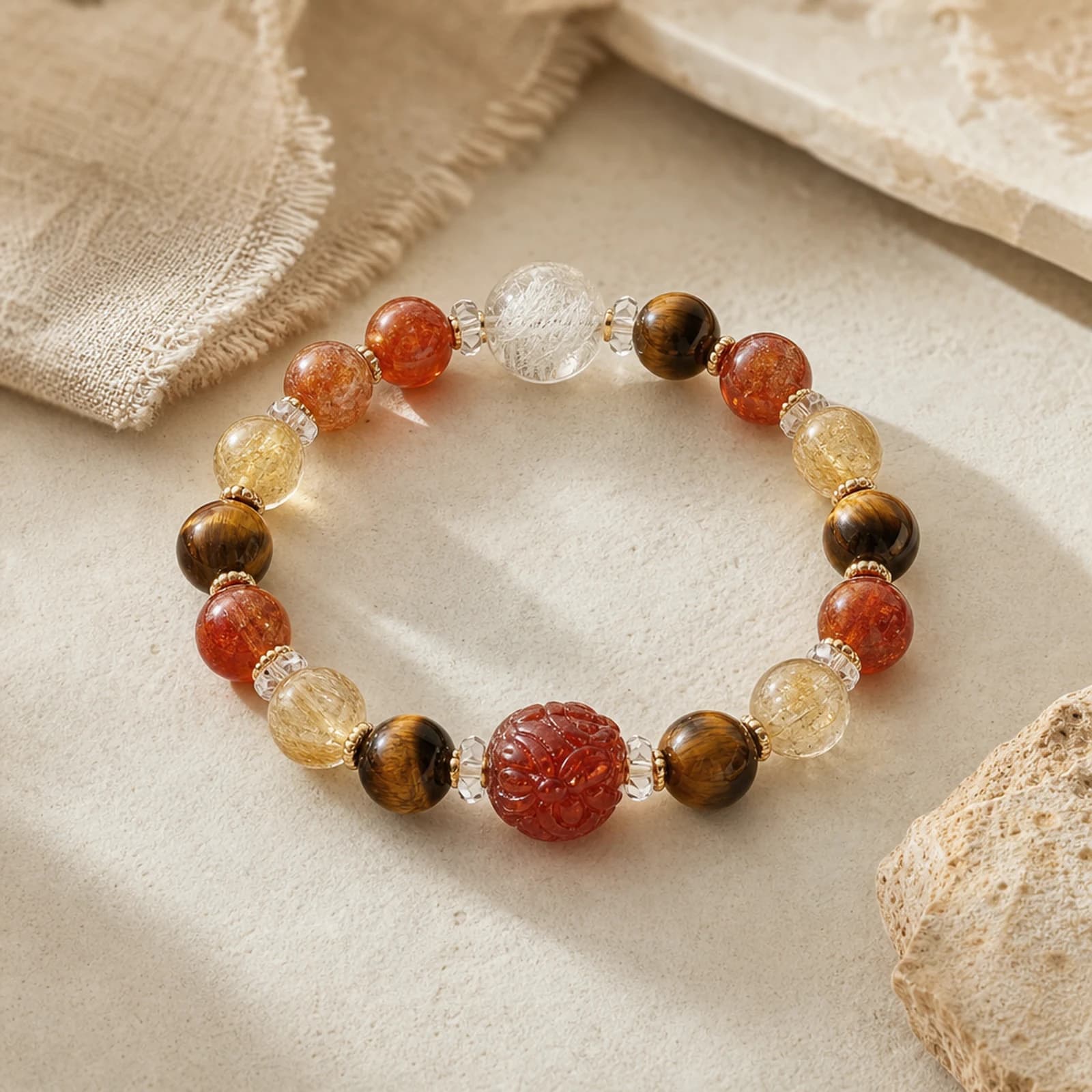 Tiger Eye Earth Bracelet