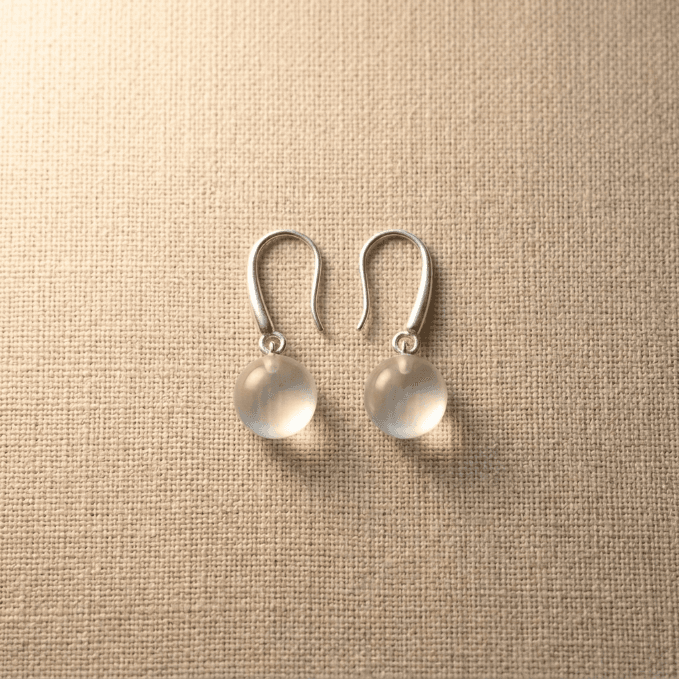 Clear Quartz Earrings - main-01