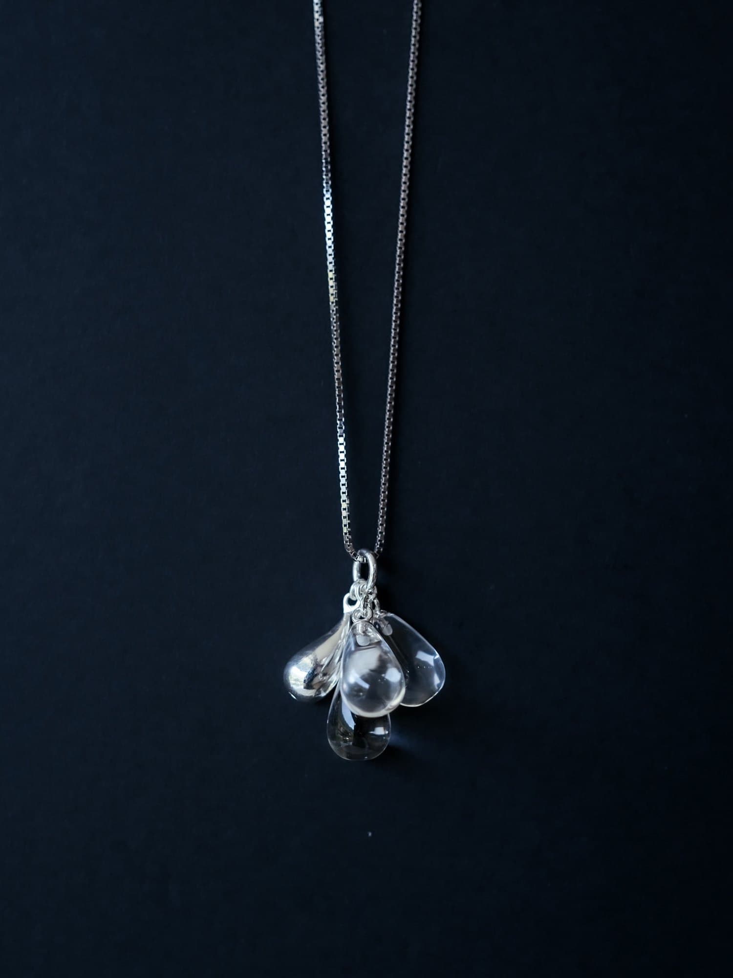Clear Quartz Necklace angle product image