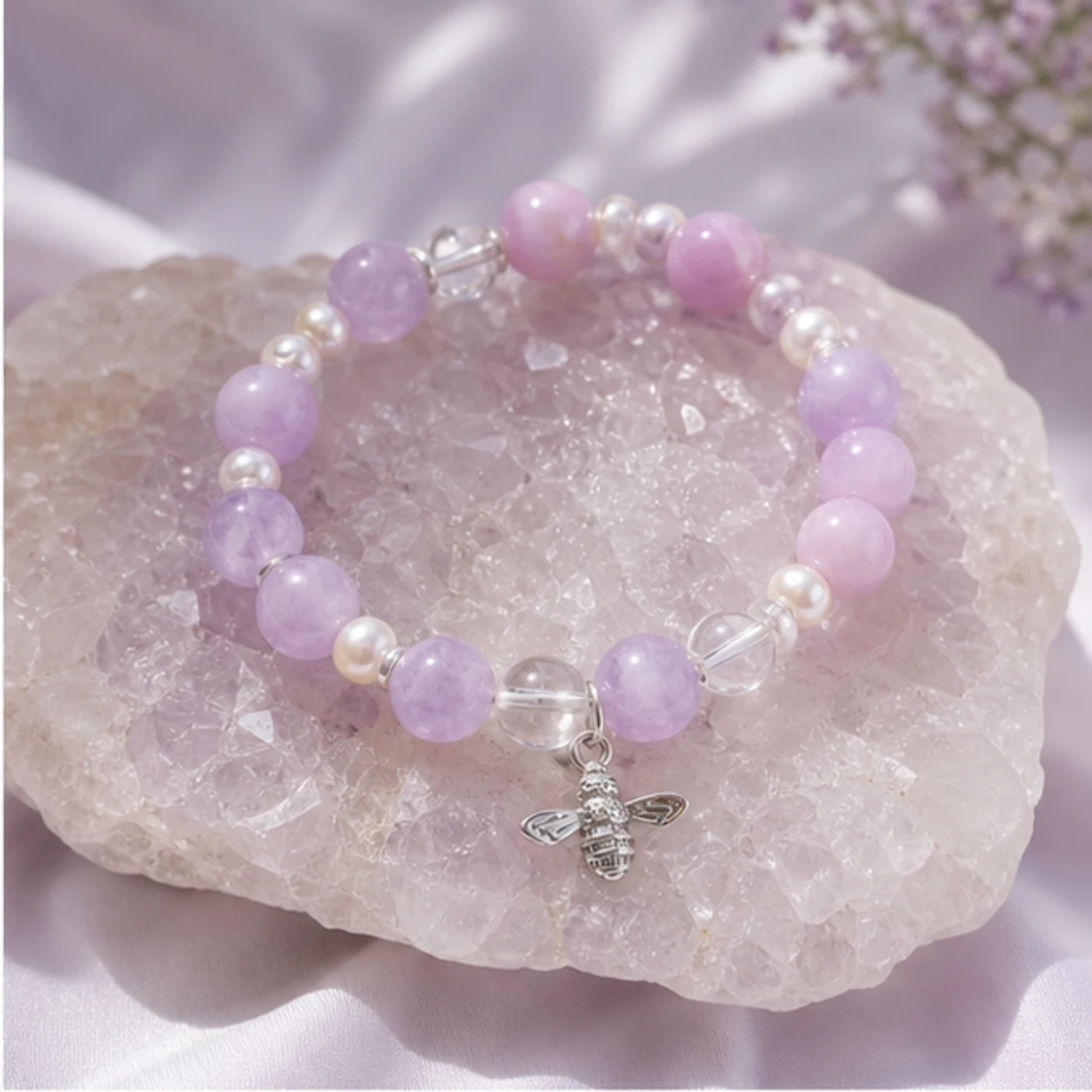 Yis-06 Lavender Summer Tender Bracelet standard angle image